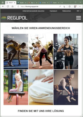 Regupol-Bodenbelag-Planung im virtuellen Raum