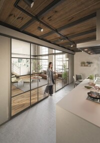 Gläserne Optik: Inneneinrichtung mit Glas