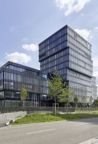 Strähle Trennwände im neuen Volksbank-Areal in Freiburg