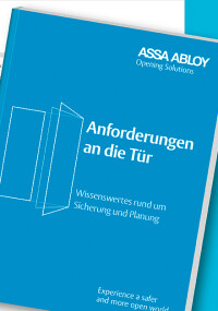 Leitfaden „Anforderungen an die Tür” von Assa Abloy