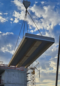 Brüninghoff fertigt Wand- und Deckenelemente für Büroneubau auf dem Stuttgarter Wissenscampus