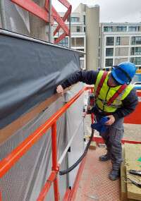 Allwetter-Technologie von Teroson Bautechnik bei Temperaturen bis -5°C