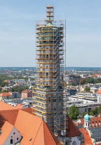 PERI Einrüstung der Augsburger Ulrichsbasilika