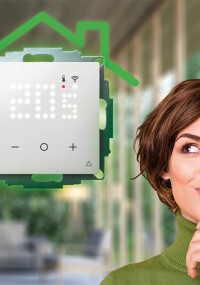 Digitale Thermostatregelung mit Matter WiFi-Anbindung von Eberle