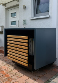 Neue Schallschutzhaube für Daikin Altherma 3 R 4–8 kW Außengerät