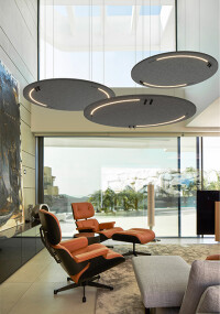 Schallabsorbierende Akustikplatten Just Black Acoustic von Prolicht