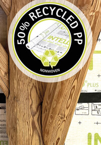 Pro Clima´s Intello und Intello Plus mit 50% Recycling-Anteil im Vlies