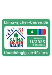 klima.sicher.bauen – neues Label für Nachhaltigkeit und Klimaresilienz