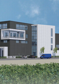 Neubauprojekt Böcker-Firmensitz: Spatenstich für zweiten Bauabschnitt