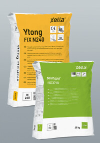 Xella optimiert Mörtel-Rezepturen für Ytong und Multipor
