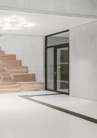 Nora: Taktilmodule aus Kautschuk im neuen Forschungsgebäude der Universität Erfurt