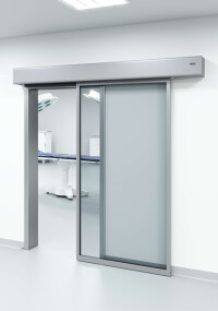Schiebetürsystem MCRdrive von GEZE für hermetisch luftdichte Gebäudebereiche