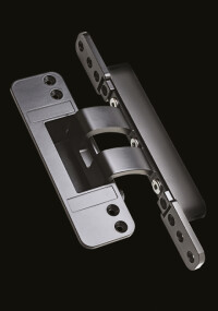 J-Tec 3D: Verdeckt liegendes Bandsystem von SFS für flächenbündige Türen