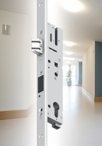 Autosafe 837/837P Automatikverriegelung mit elektrisch aktivierbarem Drücker von Fuhr