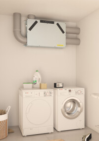 profi-air 130 flat Lüftungsgerät für kleine Wohnungen von Fränkische