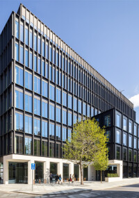 Hochinduktive Decken-Luftdurchlässe von Kiefer Klimatechnik im „The Forge” in London