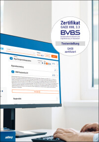 Hagerplan 2.1 mit GAEB-Zertifizierung DA XML 3.3