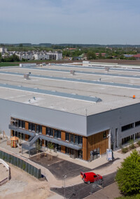 Heidelberg Materials: Beton und Luftporenbeton beim Neubau des DHL-Postzentrums München