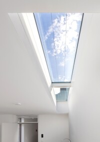 Glasolux: Oberlichter für modernen Anbau eines Rotklinker-Altbaus in Blankenese