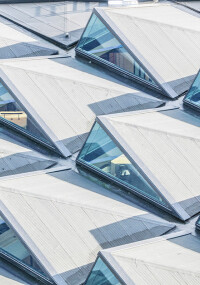 BA-Pfosten-Riegel-System von Velux Commercial bei der Sanierung des Neuron Building TU Eindhoven