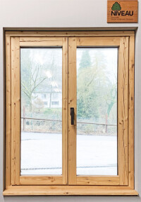 Neues Holz-Alu-Fenster in Fichte Altholz à la Niveau Fenster Westerburg