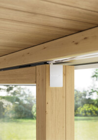 Verdeckt liegender Hebe-Schiebe-Antrieb „Drive axxent LS” á la Siegenia