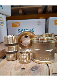 Sanha-Fittings mit CuSi-Legierung für sichere Trinkwasserinstallationen