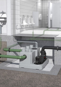 Neue Doppelpumpen-Hebeanlage von ACO Haustechnik