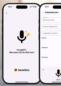 Benetics: KI-basierter Sprachassistent zur Baustellendokumentation