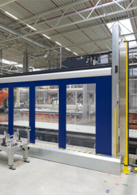 Upside-Down-Maschinenschutztore von Efaflex für Hexagon Purus