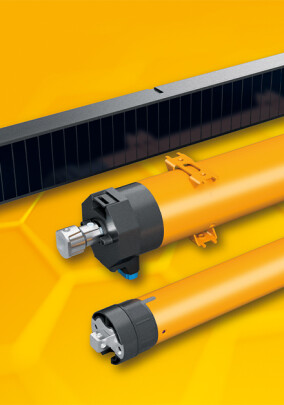 Solar-Antriebe mit Akku für Jalousien, Raffstoren und Rollladen von Geiger