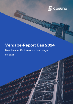 „Vergabe-Report Bau 2024” von Cosuno veröffentlicht
