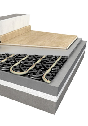 Aufeinander abgestimmt: Uzin Verlegesysteme und Roth Werke Flächen-Heiz- und Kühlsysteme