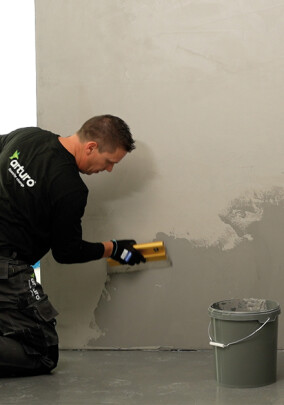 Uzin Utz präsentiert mineralischen Belag Arturo Microcement auf der Architect@Work