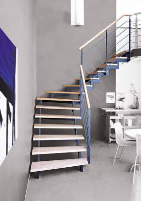 Fuchs-Treppen: Hybrid-System mit Trittschallschutz