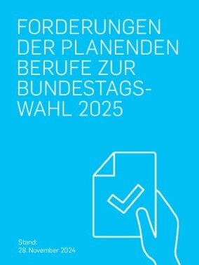 Forderungen von BAK, BIngK und 16 Verbänden zur Bundestagswahl 2025