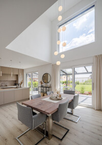 Fenstersystem von Deceuninck bei Neubau eines KfW Energieeffizienzhauses 55