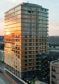 Lumon Verglasung für „Roots” – Deutschlands höchstes Holzhochhaus