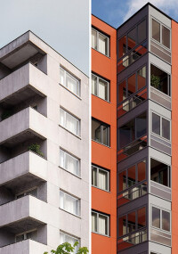 Neu: wärmegedämmtes Fassadenmodul für Balkone à la Solarlux 