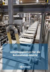 Merkblatt „Unterlagsplatten für die Betonsteinindustrie”