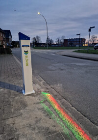 Mehr Sicherheit an Zebrastreifen mit Laser und LED