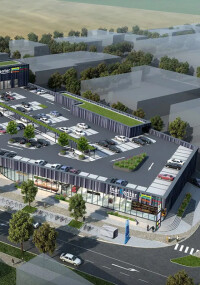 Entwässerung auf dem Parkdeck des neuen Isarcenters Ottobrunn