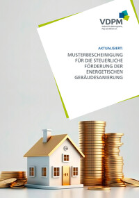 Steuerliche Förderung: Neue Musterbescheinigung erleichtert Nachweis für Dämmmaßnahmen