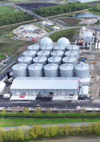 Professioneller Hallenbau für Europas größte Biogasanlage