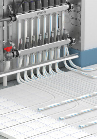 Vario Heat Protect von Uponor reduziert unnötige Wärmeabgabe und Oberflächentemperatur