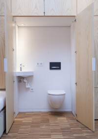 Sanitärprodukte von Geberit im autarken „ZiHaus”