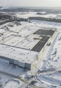 Neues Kerto LVL-Werk mit 47.700 m² Dachfläche