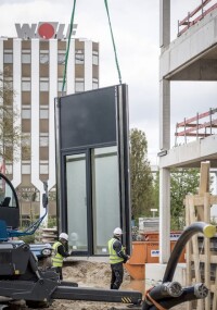 Lindners Hybridfassade Eco_N erstmals im Einsatz