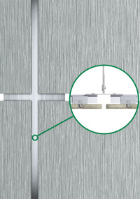 Hardie Panel Conceal System zur verdeckten Befestigung von Fassadentafeln