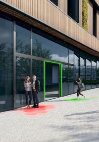 Neue energieeffiziente Automatiktüren „MotionIQ” von Dormakaba